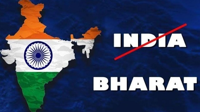 from India to Bharat